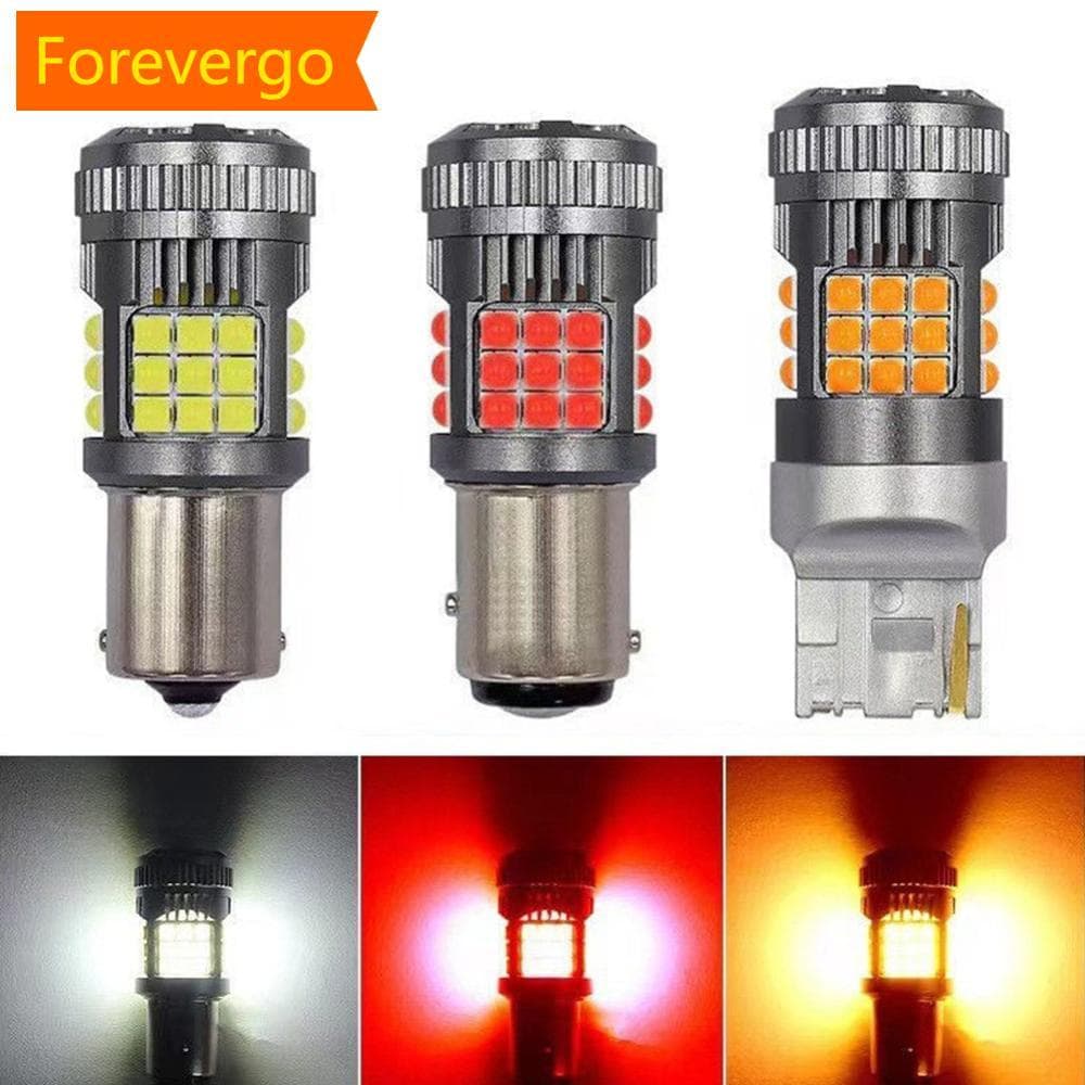 forevergo 1156/1157/T20 Carro LED Farol Lâmpadas Luzes De Sinal De Freio Lâmpada De Volta Luz De Corrida Brilhante 3030