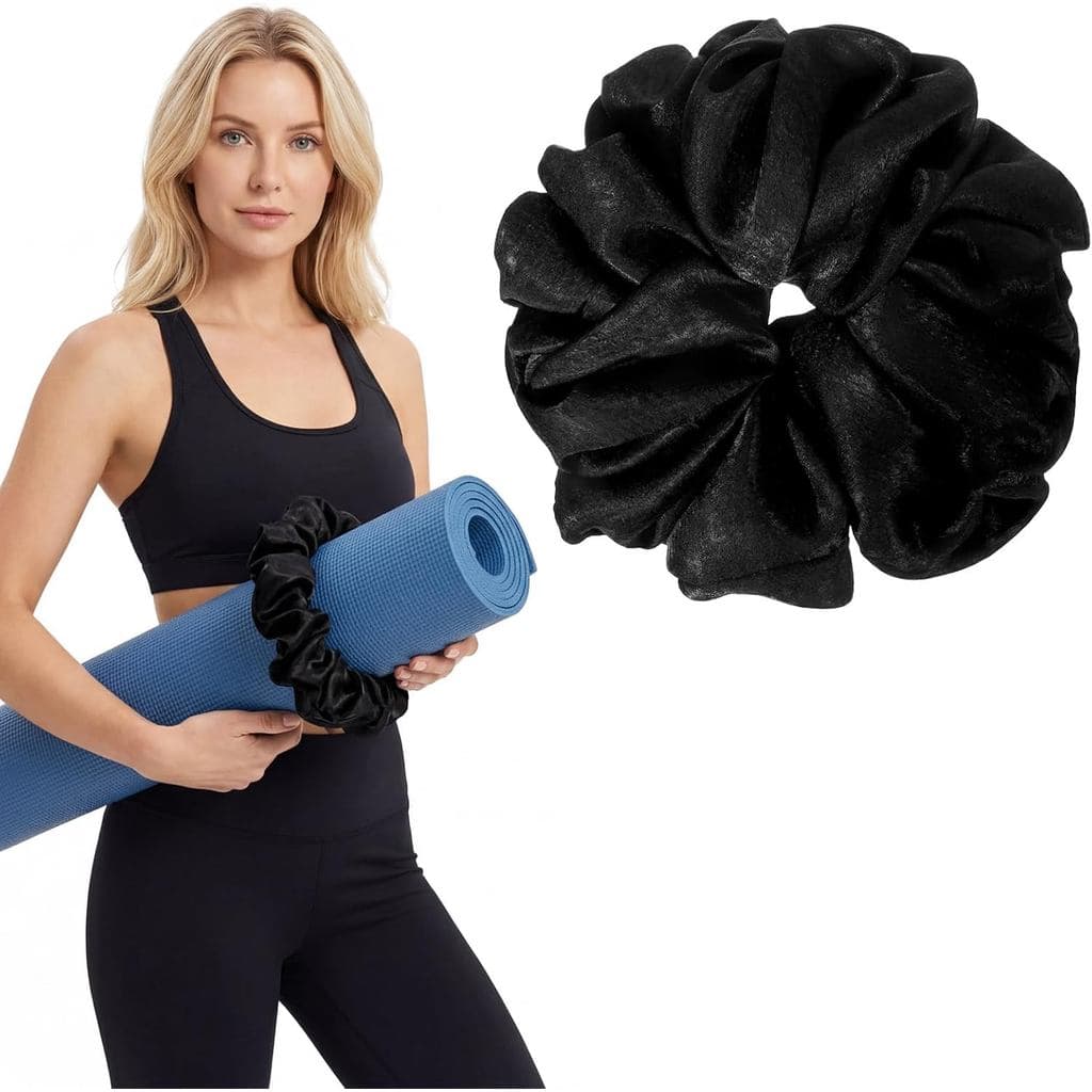 Faixa Elástica para Tapete de Yoga, Suporte Estiloso para Manter Seu Tapete de Yoga no Lugar, Tecido de Veludo Elástico,