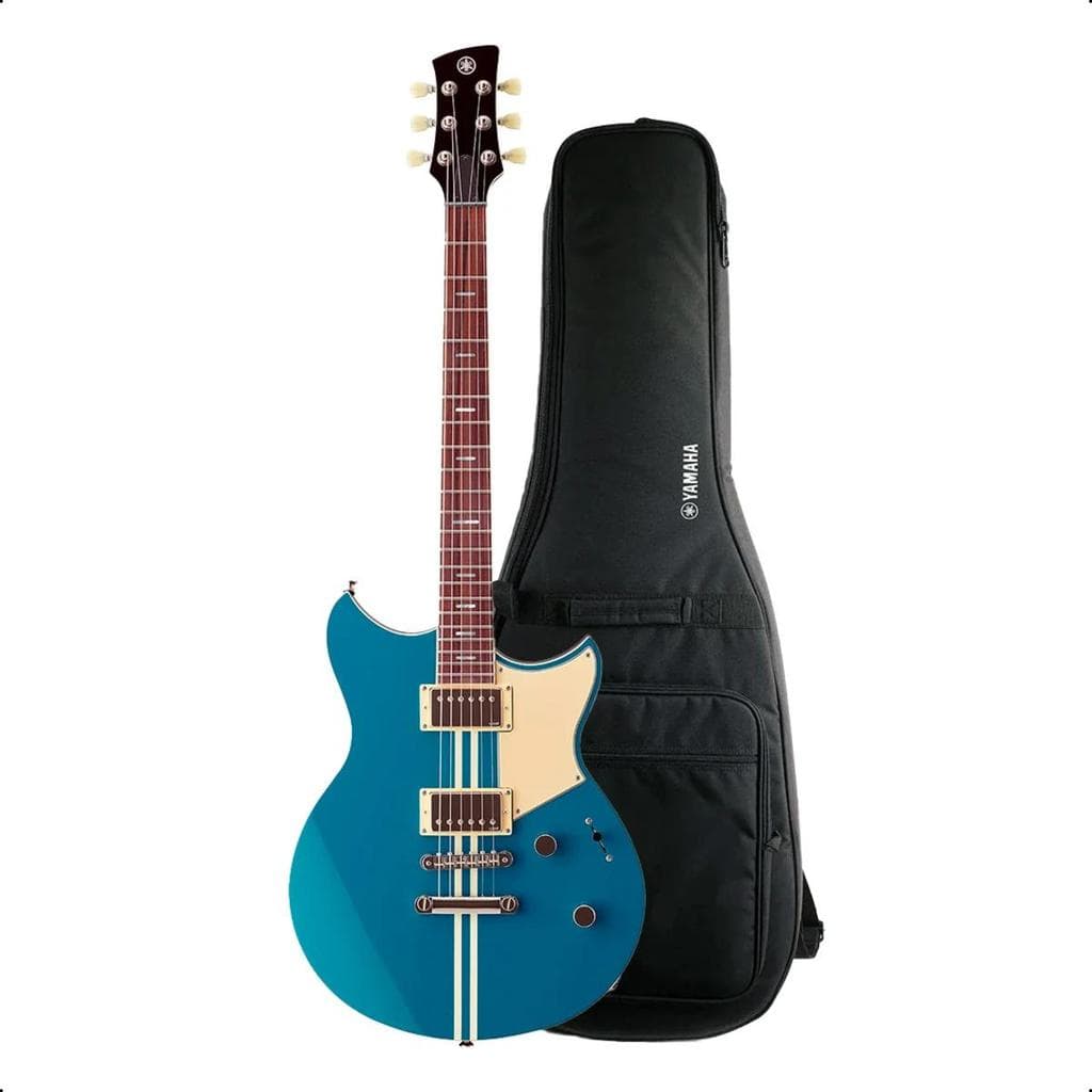 Guitarra Yamaha Revstar RS S20L SWB Canhota Swift Blue Escudo Creme Guitarra Elétrica