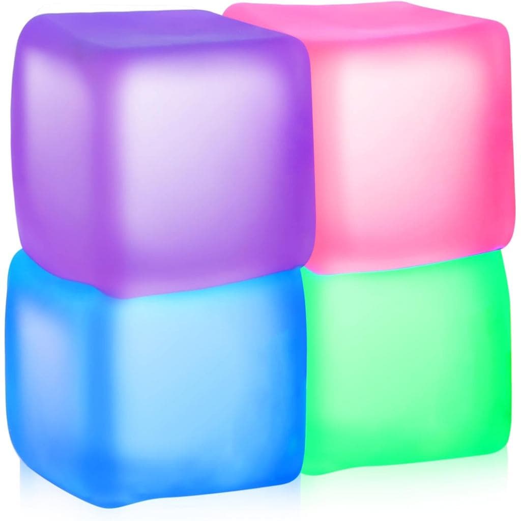 Cubo Anti-estresse Fidget Toy, Pacote com 4, Cubos Macios para Alívio da Ansiedade e do Estresse com Substância Espessa,
