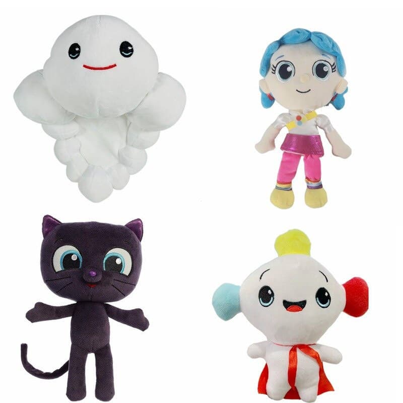Anime True E O Reino Arco-Íris Bartleby Cat Plush Toy Verdadeiro Rei Zee Grizelda Boneca Recheada Doll Kid