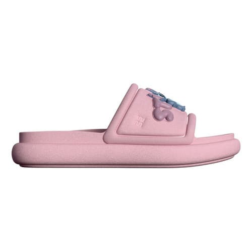 Chinelo Slide Melissa Free Puff Slide + Disney Stich Rosa