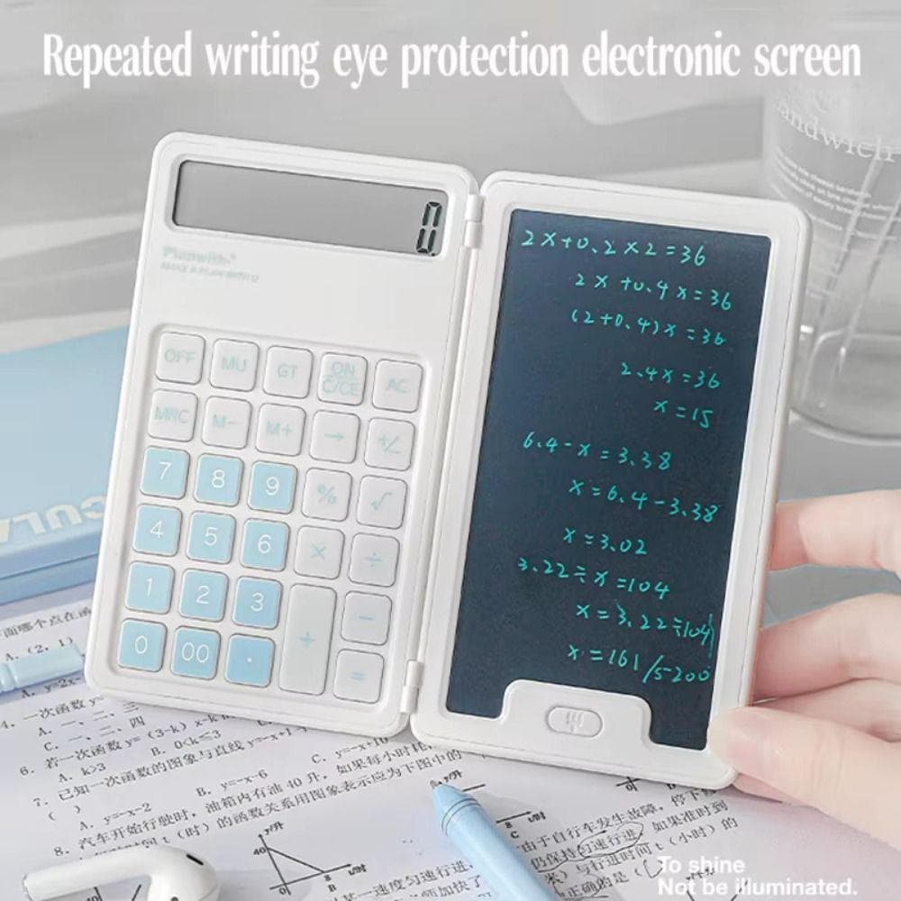 Mini Calculadora Financeira , Dobrável Fofa Portátil Prática Para Estudantes Com Display LCD