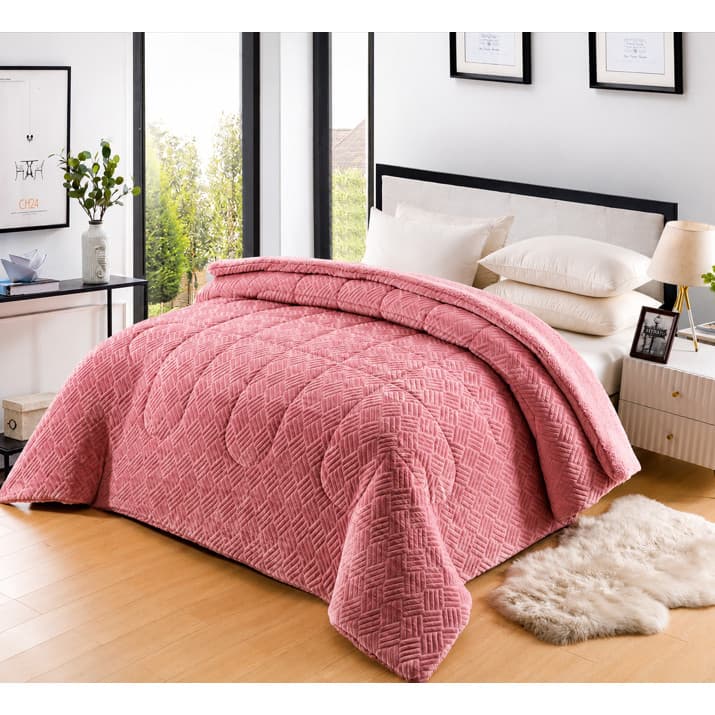 Coberdrom Devorê Queen 2,40x2,20 Super Macio Quente Luxuoso Inverno Premium