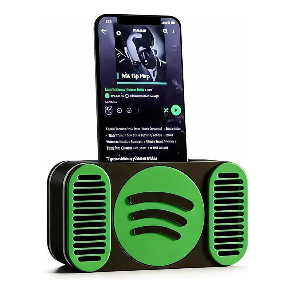Suporte Para Celular Amplificador De Som Spotfy