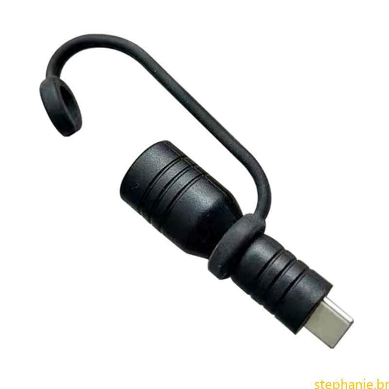 Conversor Carregamento PD100W Potência Do DC8020 Para USB C Laptops Preto