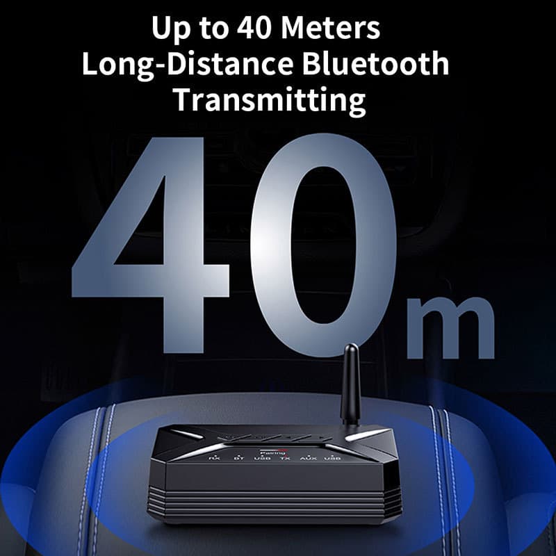 Transmissor De Áudio Bluetooth HD Baixa Latência Sem Fio 5.0 Adaptador 3.5mm AUX Jack RCA USB Para TV Computador Fones D