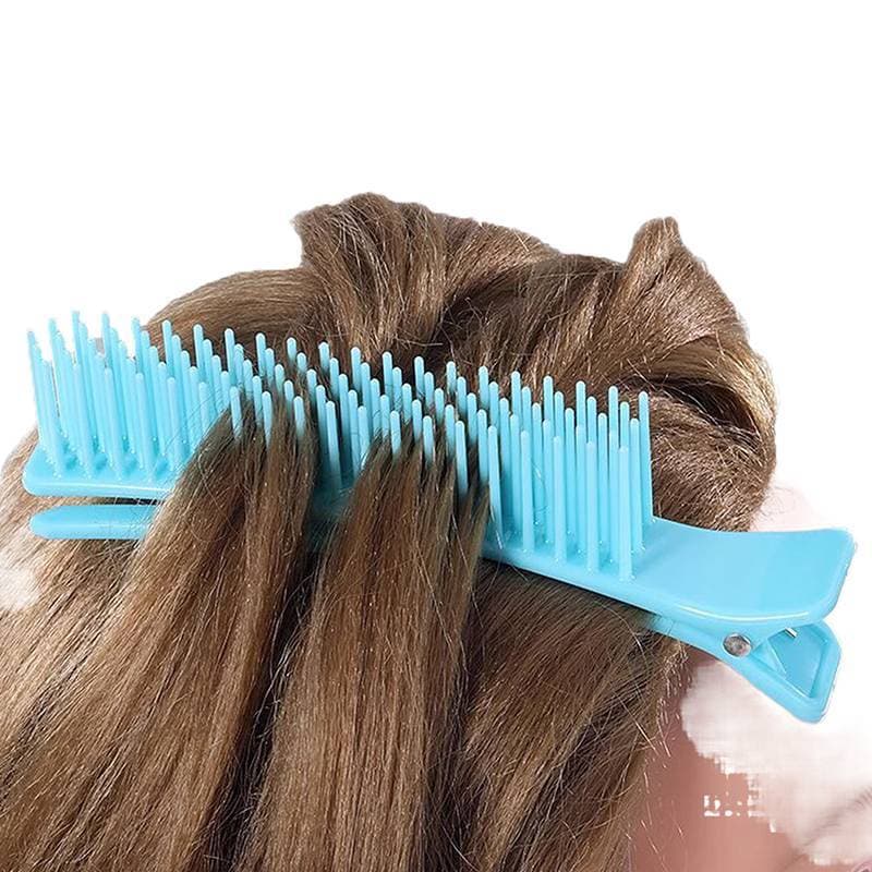 [Trêsgoodstonesgen] Grampos De Cabelo Profissionais Para Salão De Beleza , Seção , Clipes De Corte , Barbeiro , Tingimen