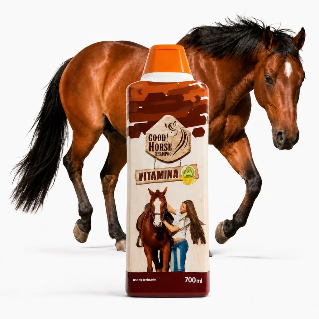 Shampoo Good Horse 700ml Cresce Cabelo Origina Vitamina A