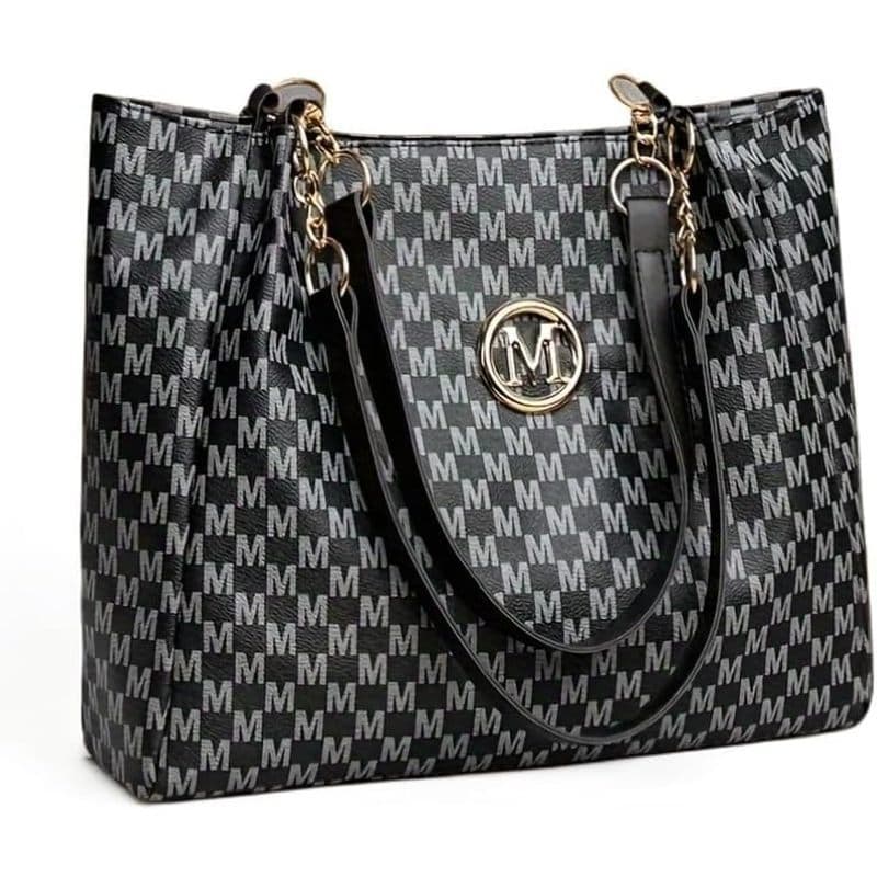 Moda Feminina Bolsa De Ombro Dobrável-Preta