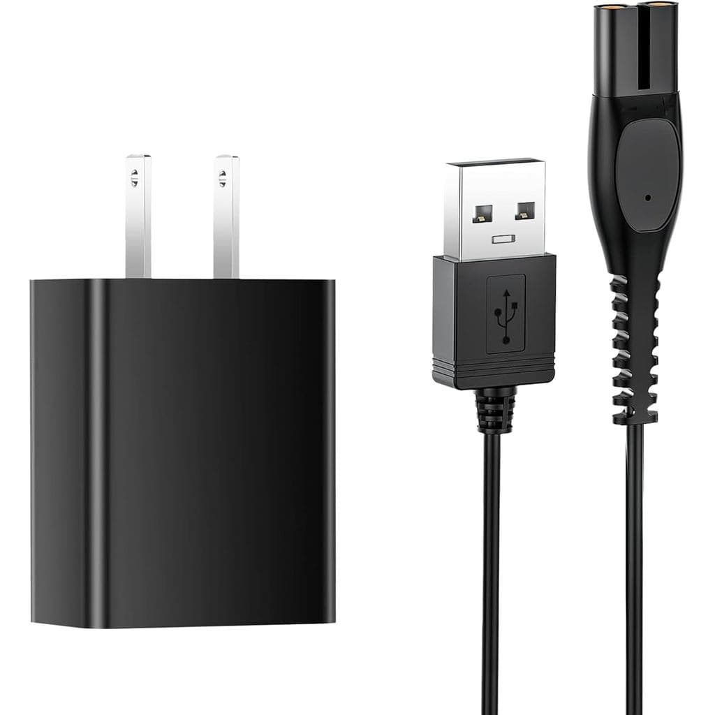 Carregador 5V para Barbeador Philips Norelco 2400 3900 MG3919, Compatível com Philips Norelco Wet & Dry Series 2000 5000
