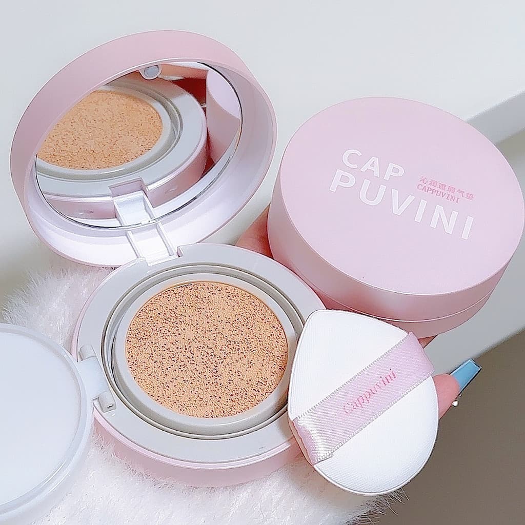 Cappuvini Corretivo Hidratante em Creme Matte de Longa Duração, Base Cremosa para Iluminar e Modificar a Pele