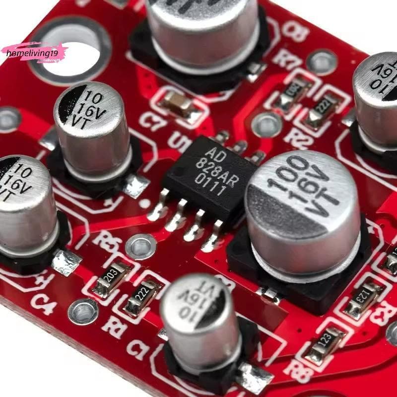 Placa Amplificadora De Potência De Pré-Amplificador Estéreo HOM AD828 DC5V-15V 12V Módulo De Fácil Instalação Para Siste