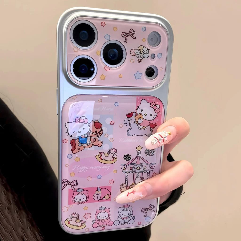 Trojan Katie Adequado para Apple 17ProMax Capa de telefone iphone15 Novo estilo 16pro Girl 16pro Elétrica