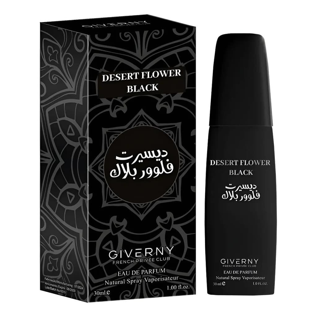 Perfume Giverny Desert Flower Black Eau De Parfum - 30ml