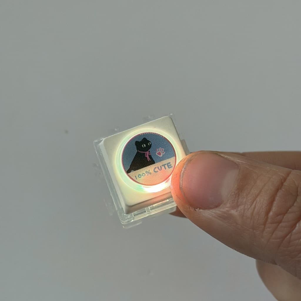 Dispositivo de eixo de teste de botão descompressível luminoso descompressão botão chaveiro brinquedo