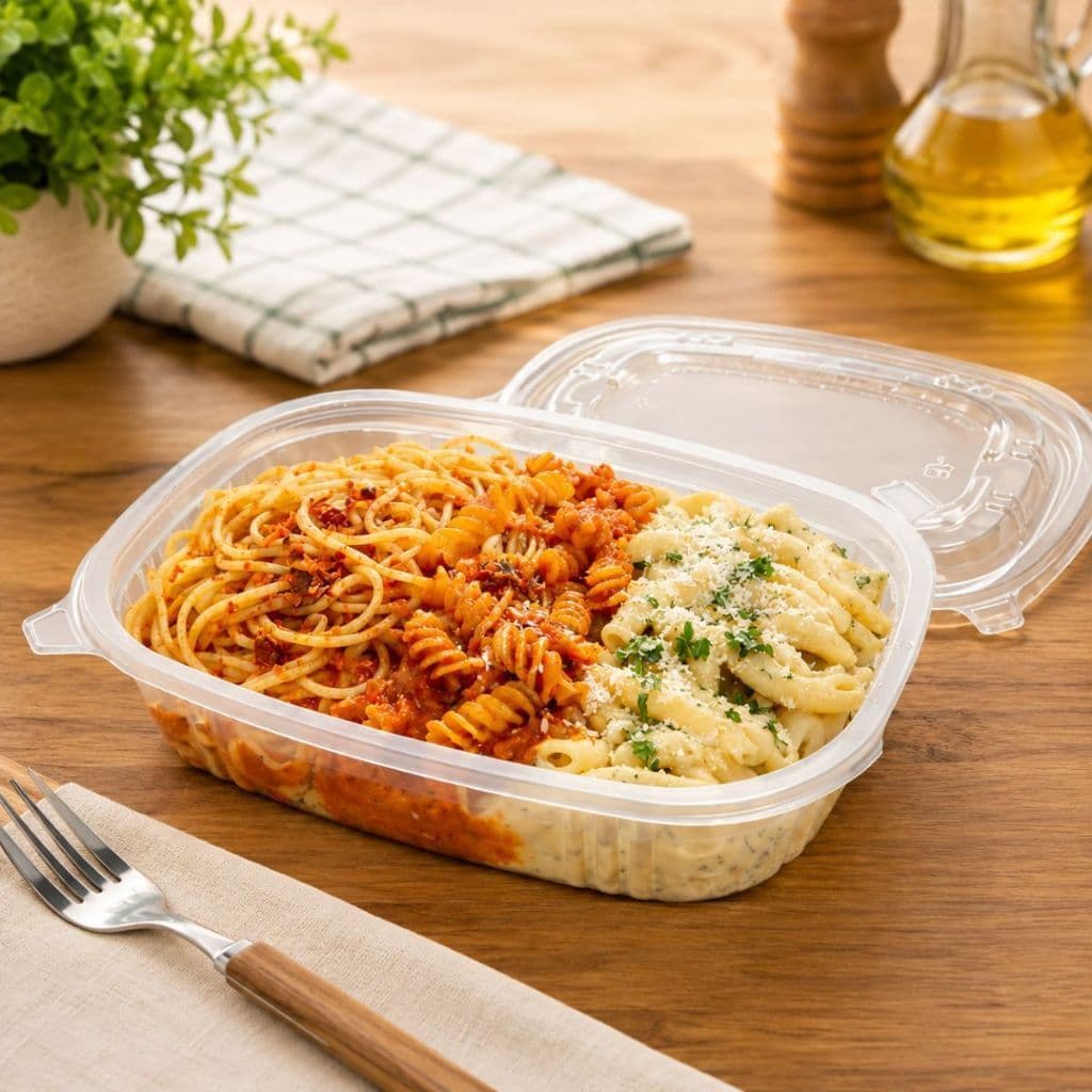 Pote Marmita 800ml com Tampa | Freezer e Micro-ondas | Embalagem Delivery | Kit 5, 10, 15 ou 20 Un