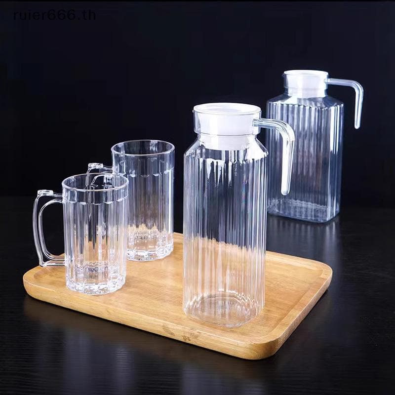 Jarra De Suco De Água ruier , Garrafa Transparente De Plástico Para Armazenar Sucos Frescos E Bebidas Cozinha , Geladeir
