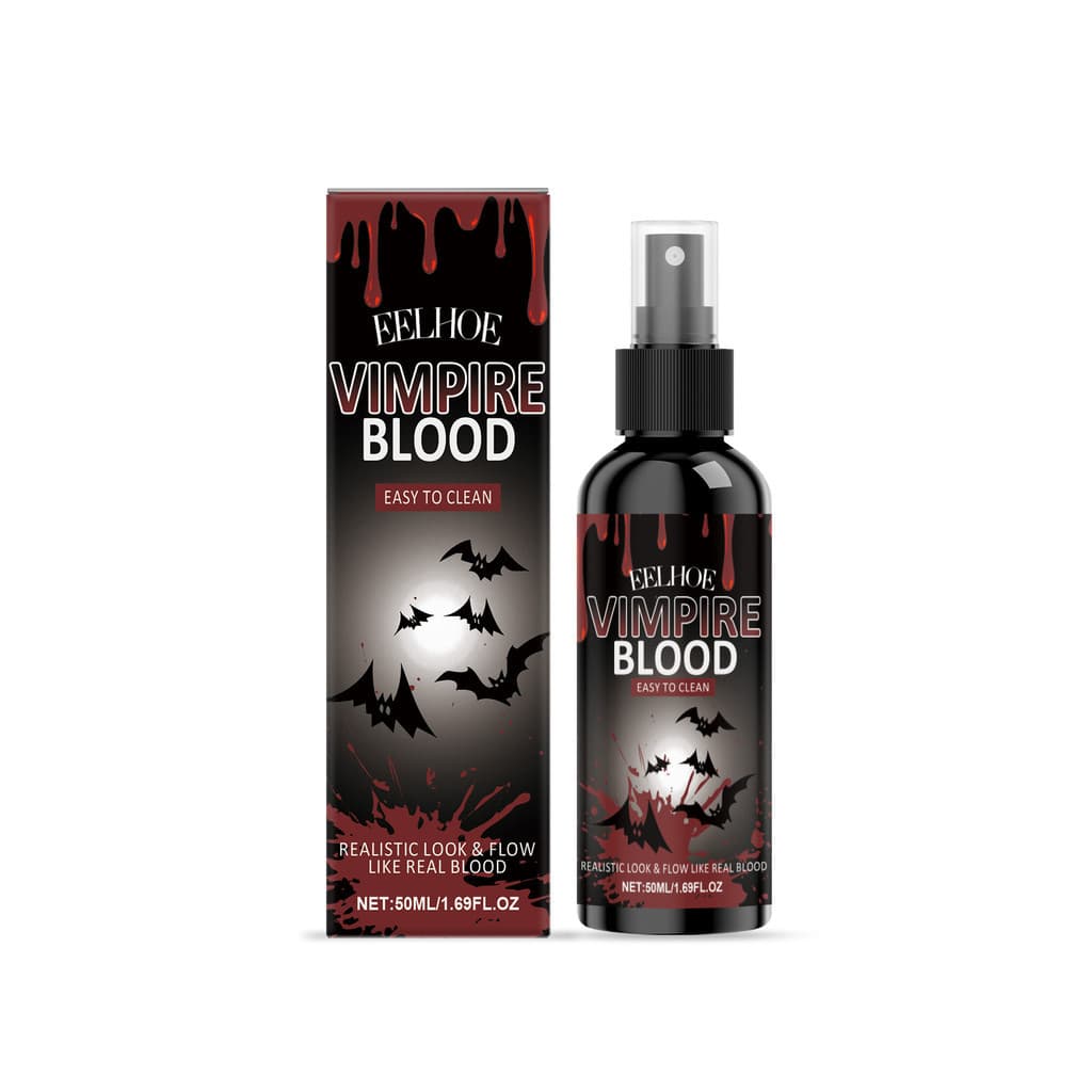 Halloween Falso Sangue Spray Realista Brincadeira Para Cosplay Festa Maquiagem Traje