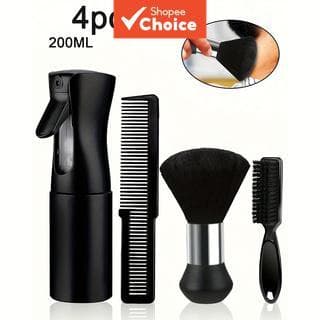Conjunto De Estilo De Corte De Cabelo De 4 Peças Para Homens , Pente Resistente Ao Calor , Escova De Barba , Cerdas De N