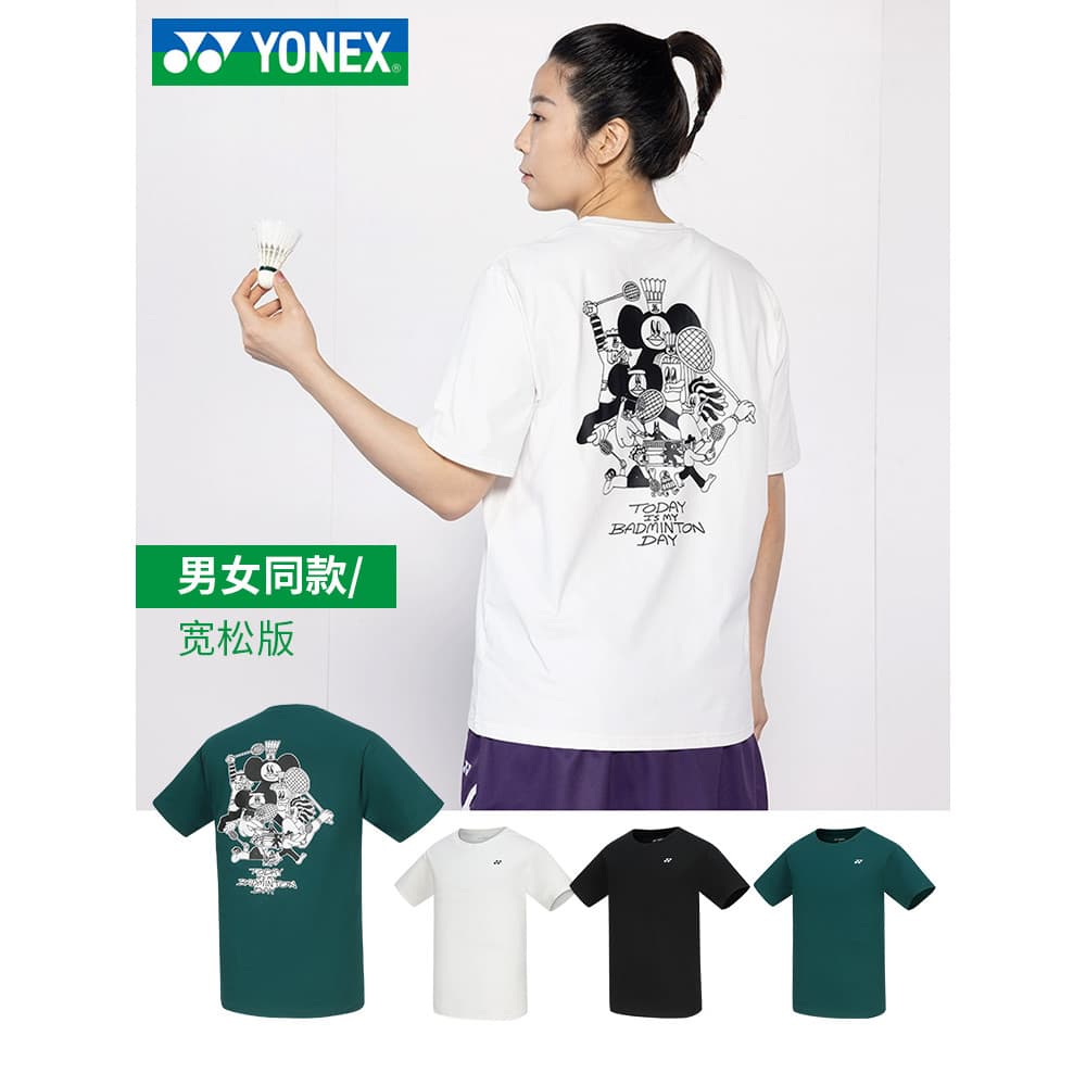 YONEX YONEX Outono Novo Estilo Camisa de Badminton Homens Mulheres Mesmo Estilo Casal115414Camiseta Cultural