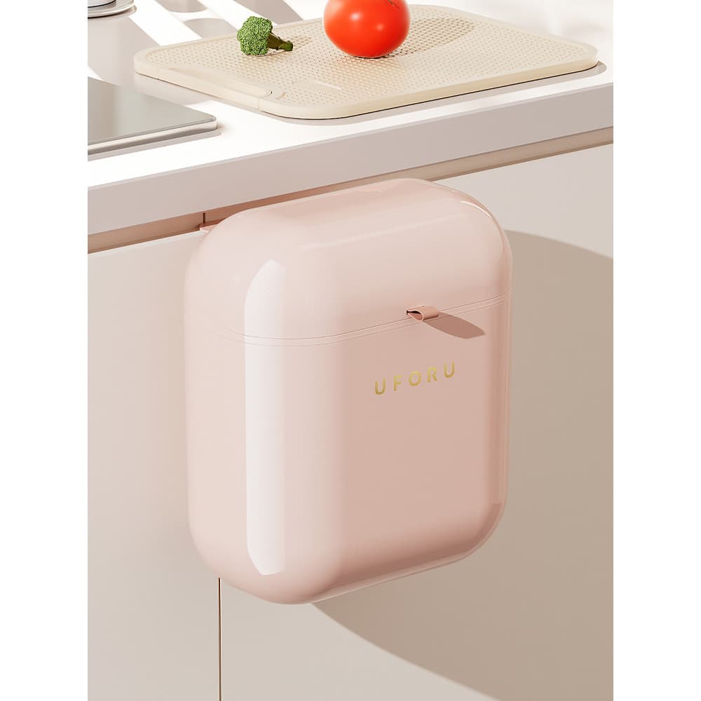 Lixeira sanitária De cozinha, montada na parede, sem curvatura, sobre o armário, lixeira De cozinha, banheiro De alto va