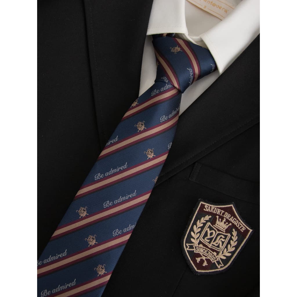 [Pantervilla] Tenderful dk/jk Gravata Feito à Mão Terno Casual Uniforme Camisa Estilo Preppy Acessórios de Material Esco