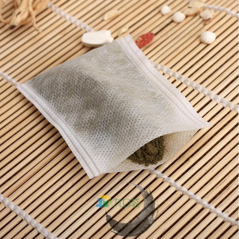 Saco de chá saco de filtro 55*60 tamanho pequeno tradicional medicina chinesa saco de banho 100 de chá de temp