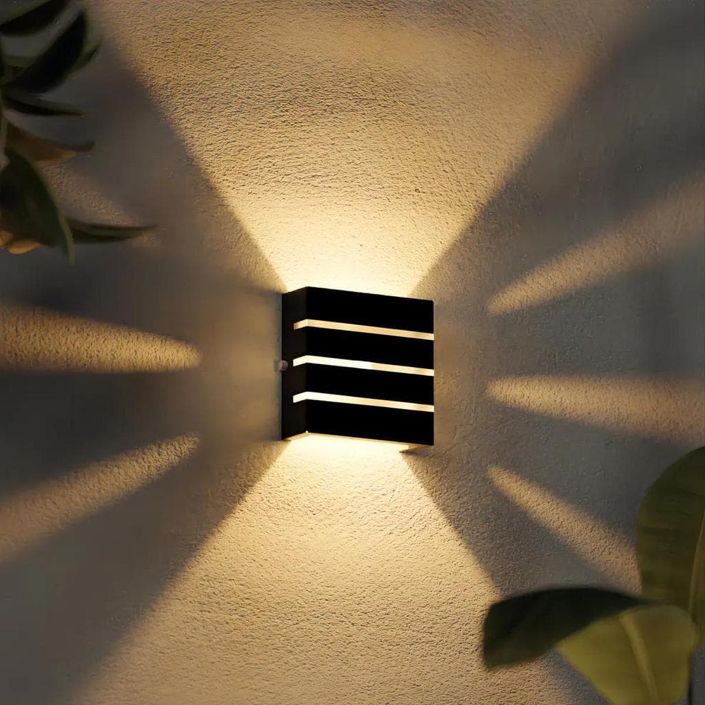Arandela Externa Alumínio Preta G9 127/220V | Modelo MF123
