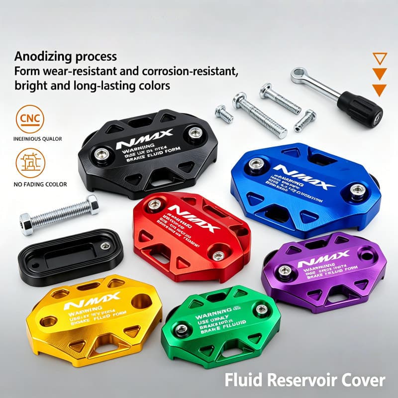 Tampa Do Reservatório De Fluido De Freio CNC Para Yamaha NMAX155 Tanque De Óleo Cilindro Mestre Da Motocicleta