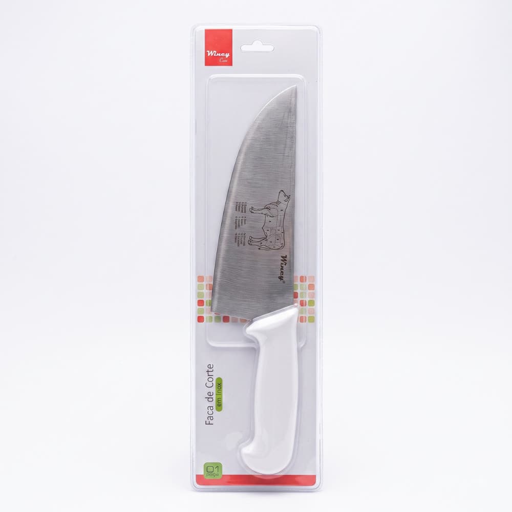 Faca de Corte Aço Inox para Cozinha