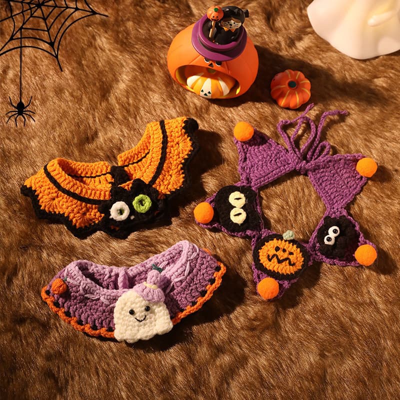 Coleira de gato gato babador cão jóias gato pescoço bonito gravata borboleta Halloween vestir-se pequenos acessórios col