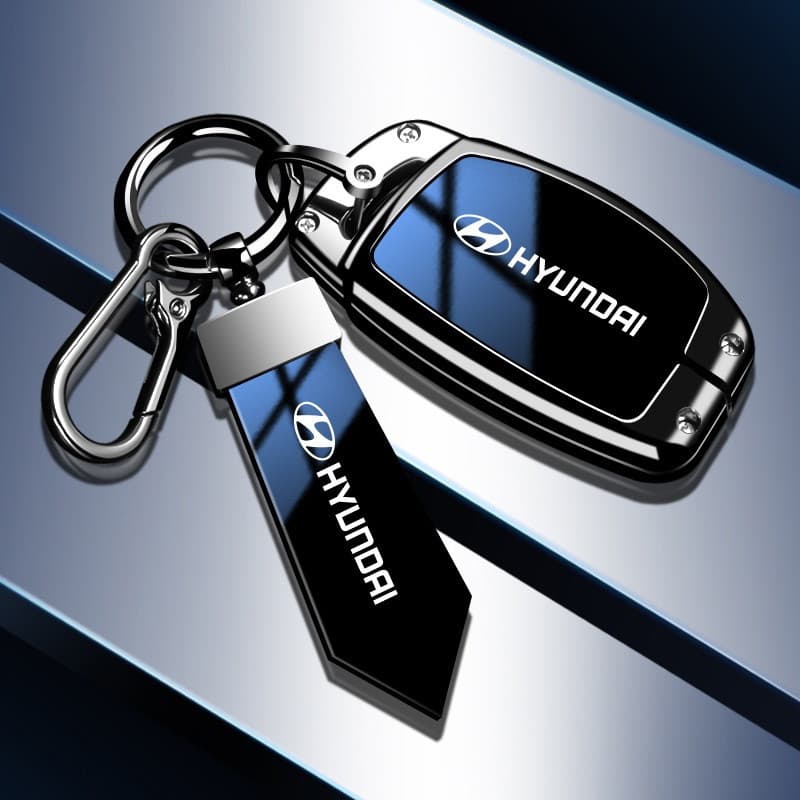 Capa de Chave de Carro com Gradiente Azul para BYD, Hyundai, Stargazer, Sonata, Elantra, Tucson, ix25, ix35, Creta 2022-