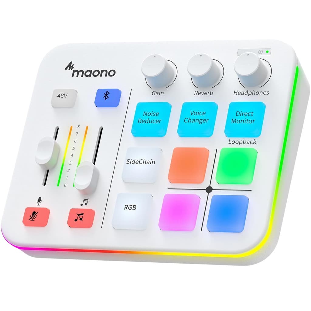 Mesa De Som Maono Caster G1 Neo Rgb Preto - G1 Neo 5V