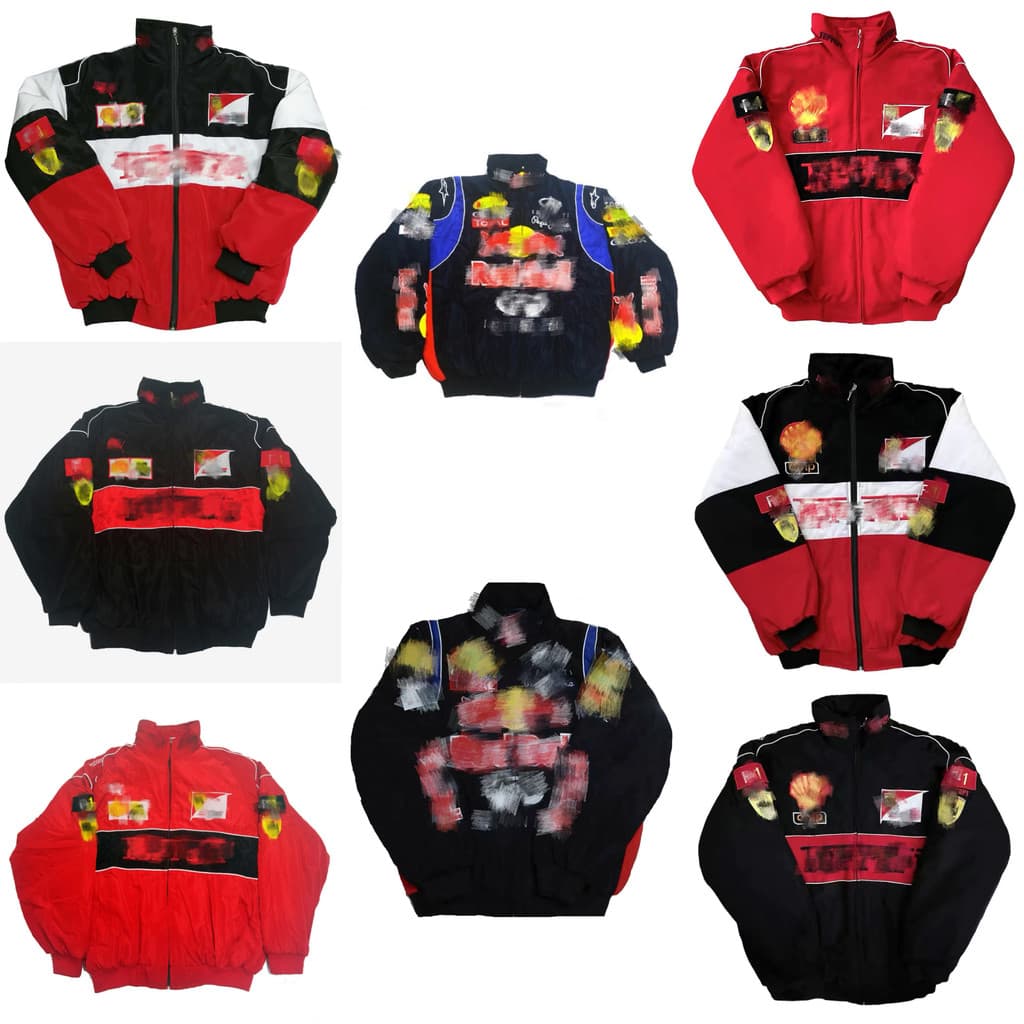 F1 camisa de corrida motocicleta ciclismo camisa motocicleta bordado jaqueta acolchoada americano Retro topo All-Match