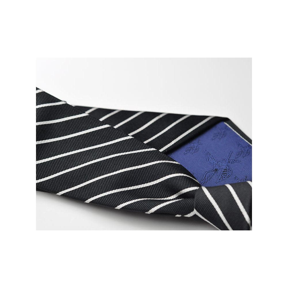 Gravata bordada comércio exterior pedido Original 100% seda masculina negócios Formal gravata preta Retro sarja gravata