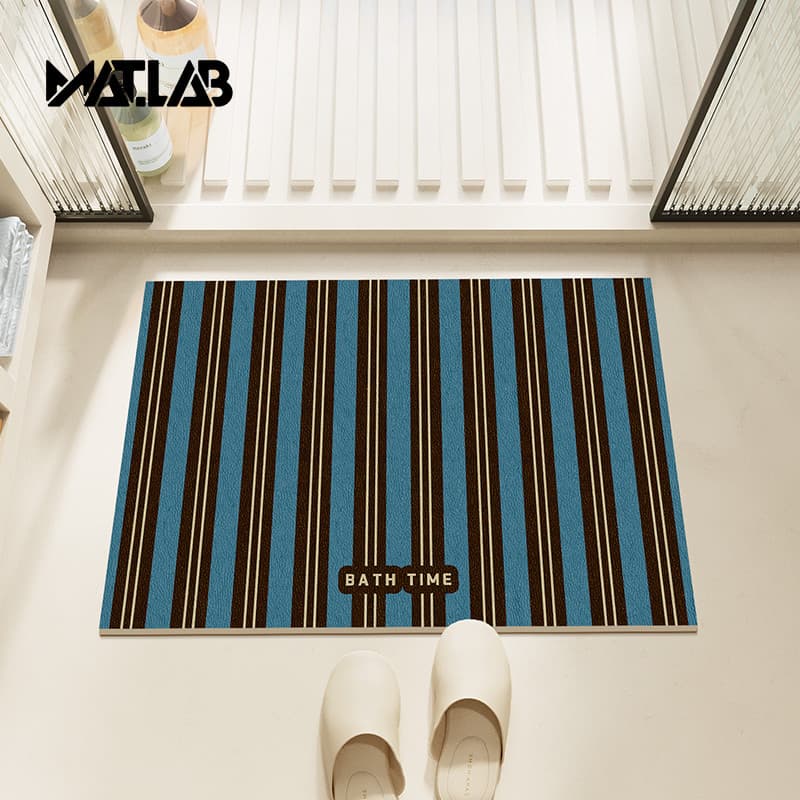 Diatom lama tapete do banheiro antiderrapante absorvente almofada macia toalete cozinha pé tapete porta do banheiro