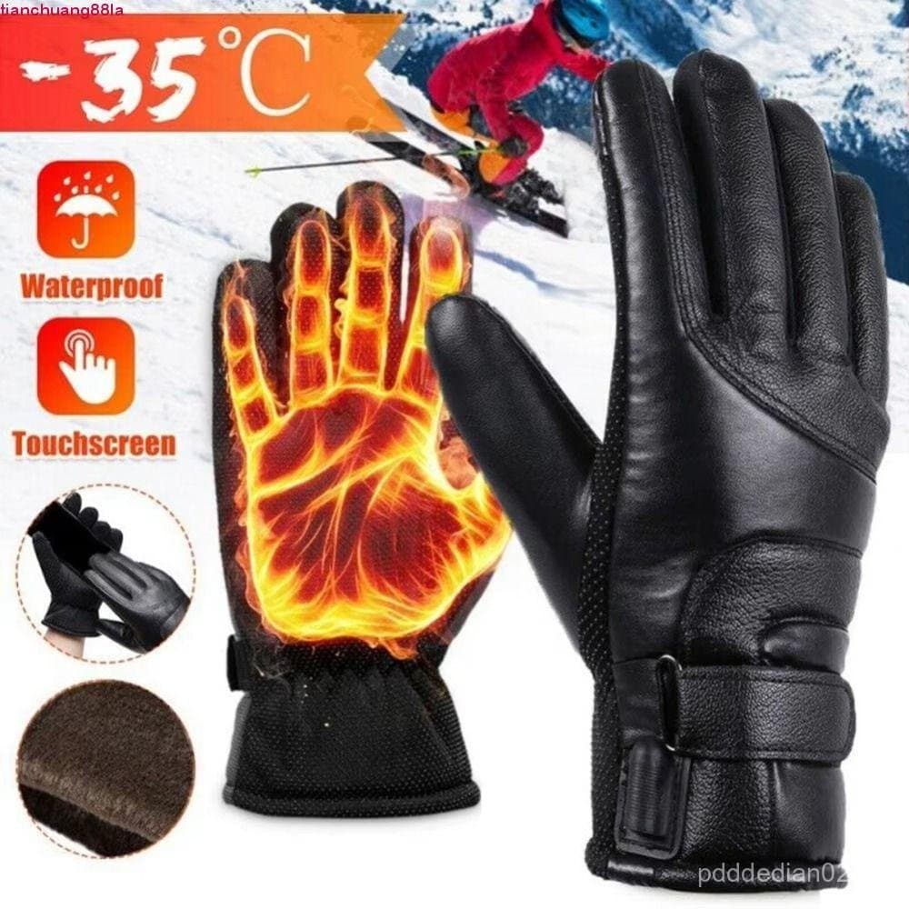 Luvas Aquecidas USB TIANCHUANG , Luva Térmica Impermeável Para Aquecimento De Dedos Inteiros , Guantes Quentes De Invern