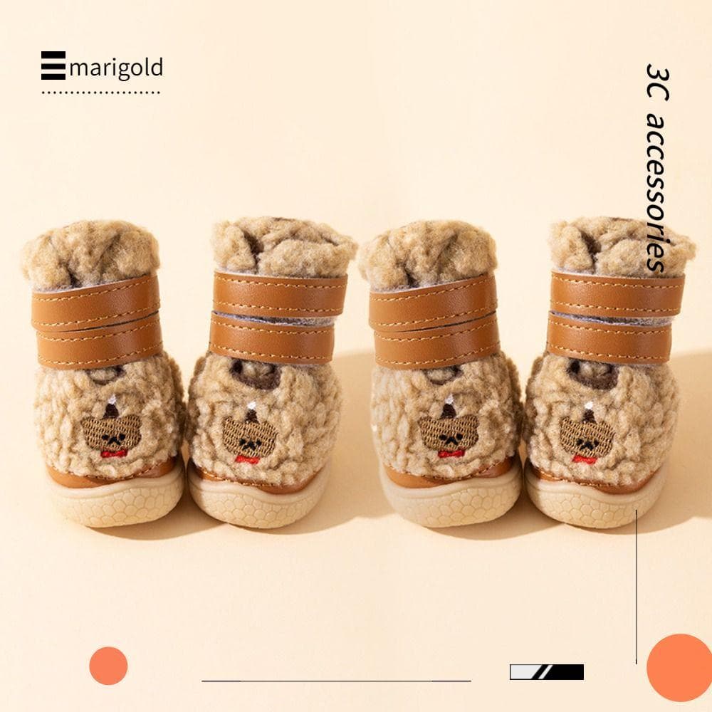 Capa Para Pés MARIGOLD , Sapatos Portáteis Antiderrapantes Cães , Suprimentos Animais De Estimação Ao Ar Livre , Grossos