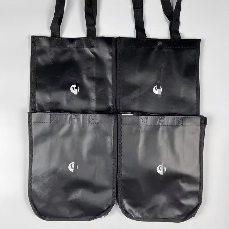 Versão japonesa nova marca autêntica lulul preto Eco-friendly saco portátil Original pequeno saco de presente de compras