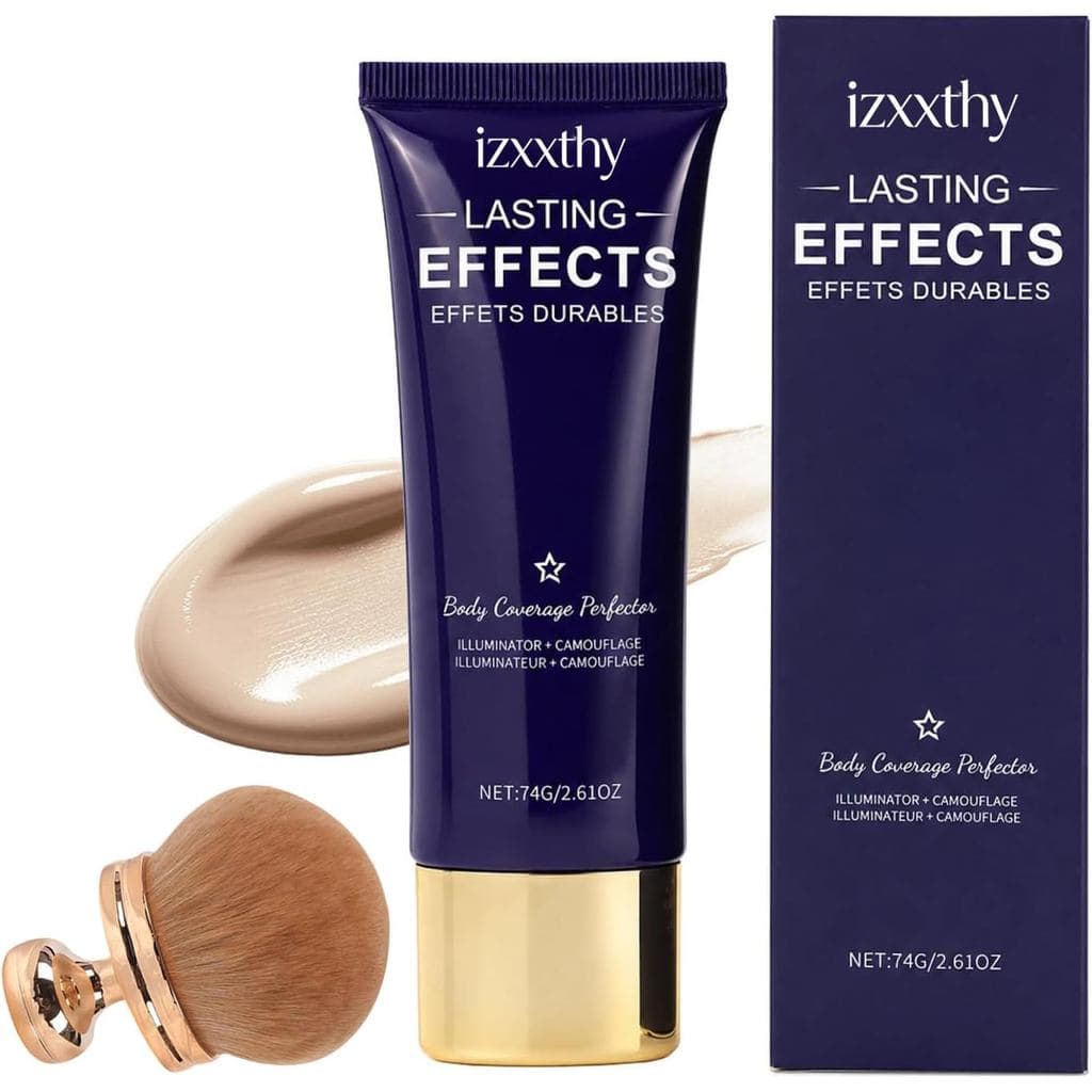SunnyBee Body Coverage Perfector, Allover Compleion Perfector com Pincel Grande para Maquiagem Corporal, Tattoo Coverup