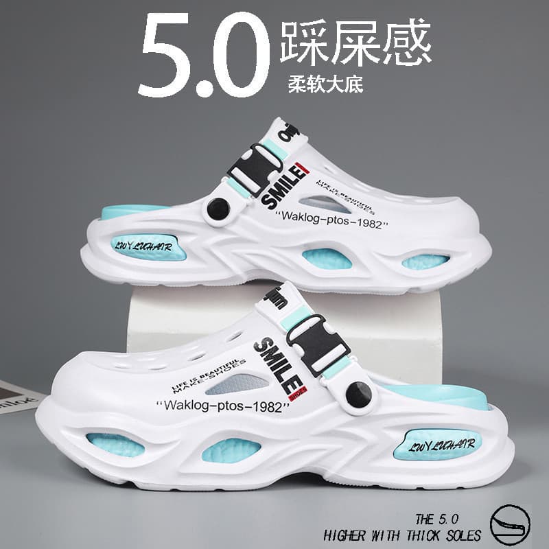 Sandálias Baotou Masculinas de Verão para Atividades ao Ar Livre, Antiderrapantes, Antiodor, Casuais, Esportivas, Co WTO