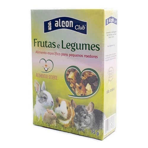 Ração Alcon Club para Roedores com Frutas e Legumes - 75g