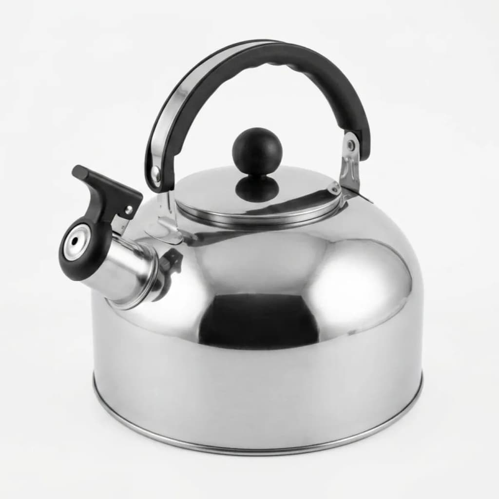 Chaleira Com Apito Inox 2 Litros Cabo Ergonômico Ecos