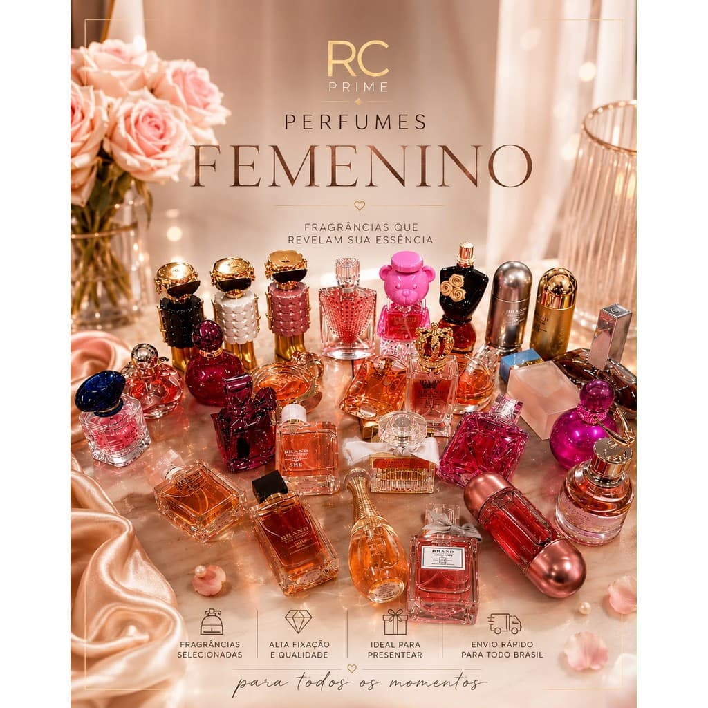 Perfumes Brand Collection 25ml - Fragrâncias femininas