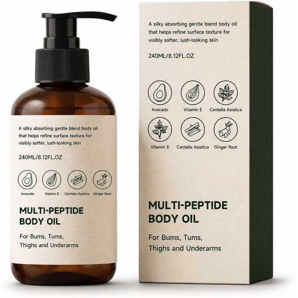 Óleo Corporal Multi-Peptídeos Nord Body, Óleo Anticelulite Nord Body, Óleos Corporais Firmadores para Pele Flácida, Redu