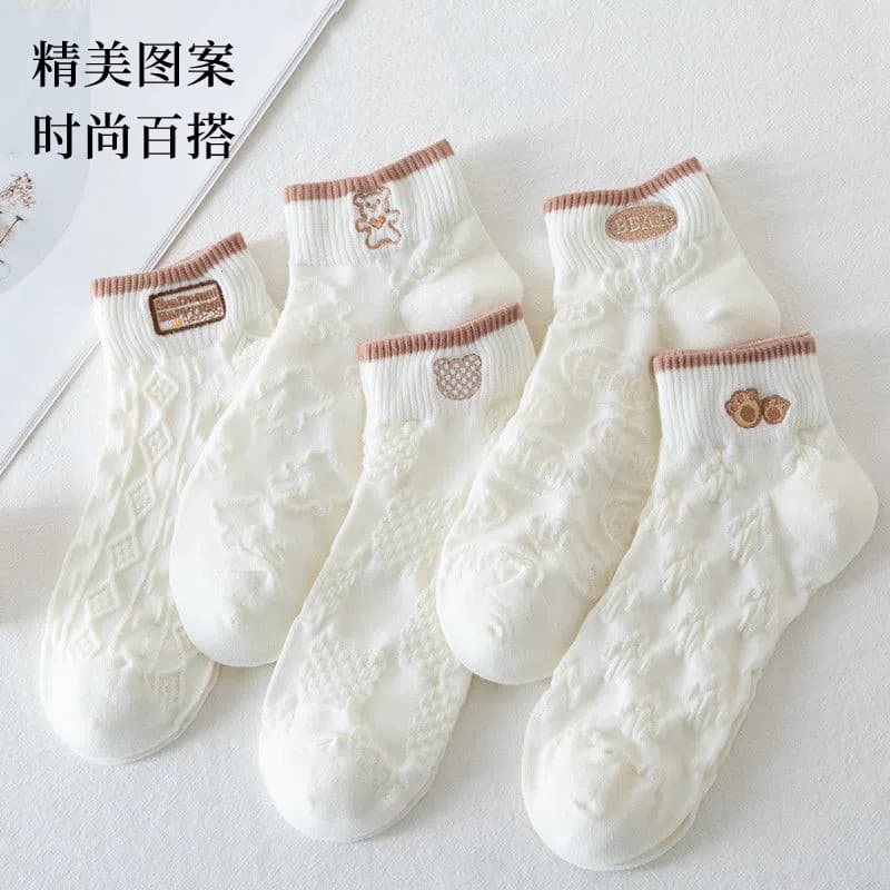 Meias de barco femininas meias de algodão branco puro primavera verão meias femininas estilo fino japonês tubo curto ins