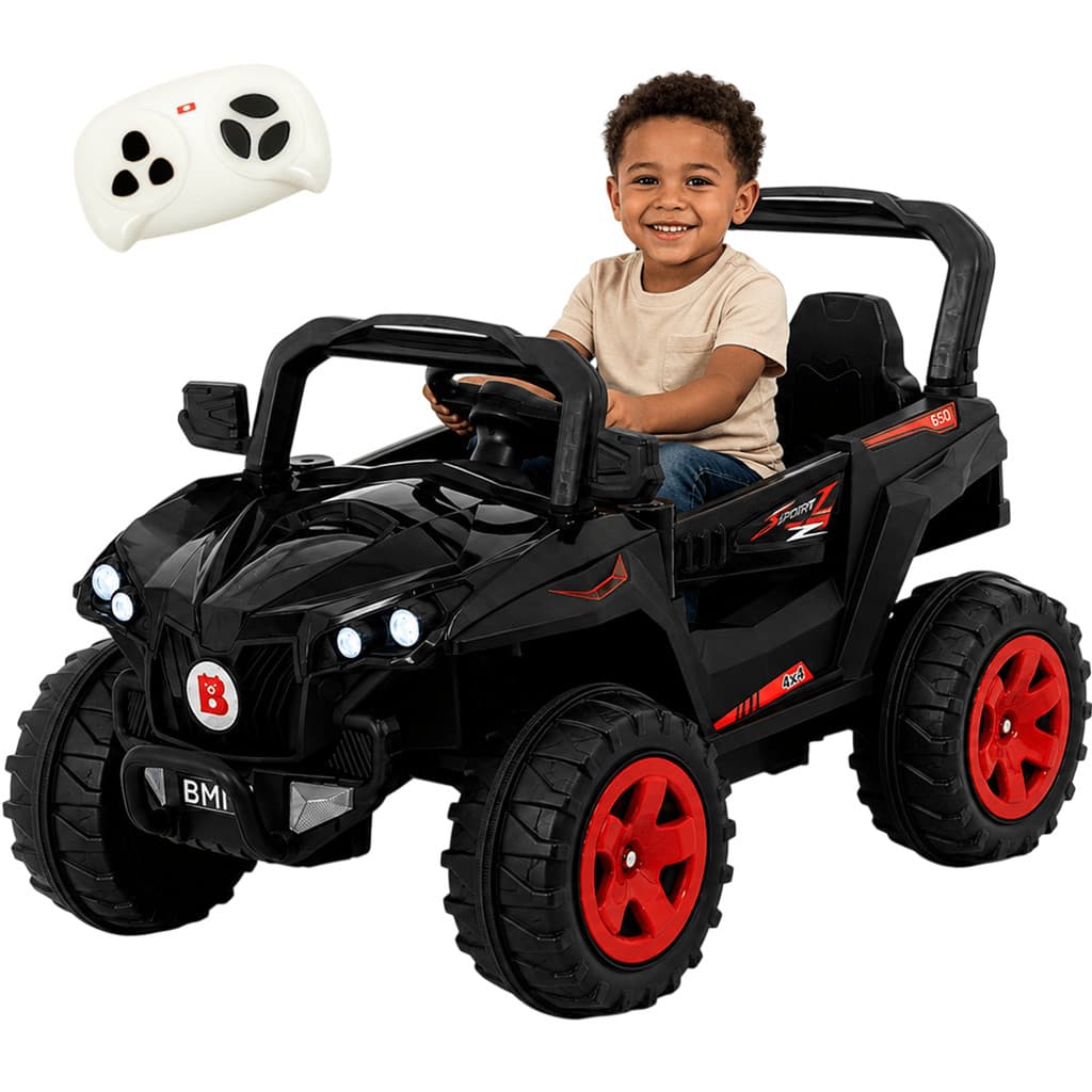 Quadriciclo Elétrico Infantil Biemme Sport Preto 12V Controle