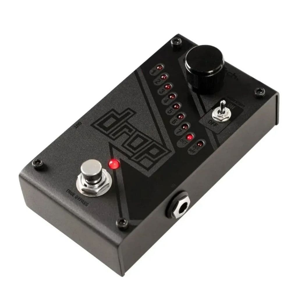 Pedal de Efeito para Guitarra Digitech The Drop V-01 Black Edition com Fonte Afinação Pitch Shifter