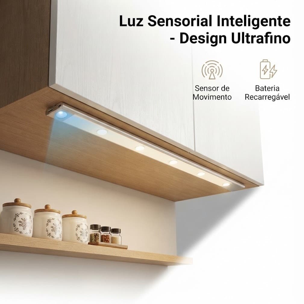 30-60cm Luz LED Sem Fio Sensor De Inteligente,Carregamento USB Do Guarda-Roupa Quarto,Branco Ou Preta,Instalação Fácil